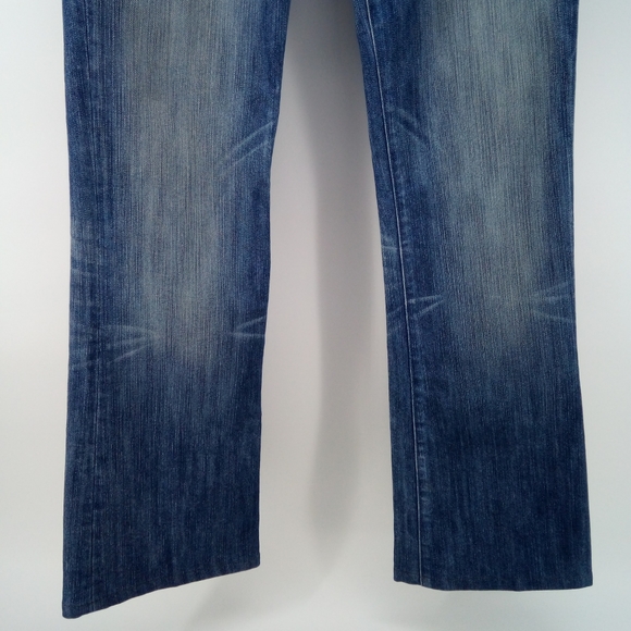 Rock & Republic Boot Cut Blue Jeans fleur de lis Jagger Cotton Blend Retro 27 - Picture 9 of 11